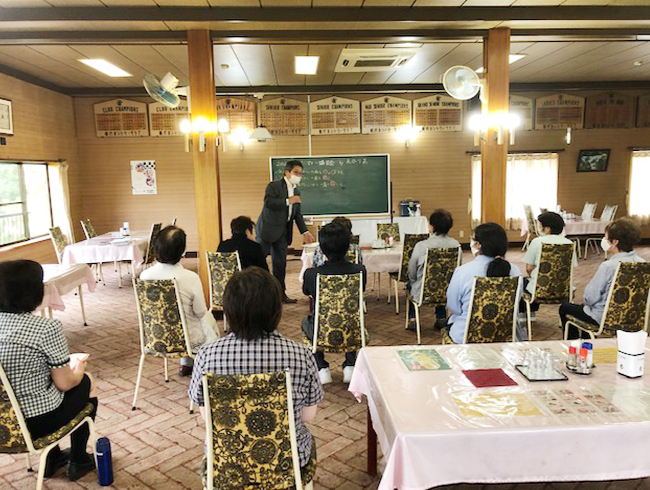 能代カントリークラブ様でマナー講習会の講師を務めました